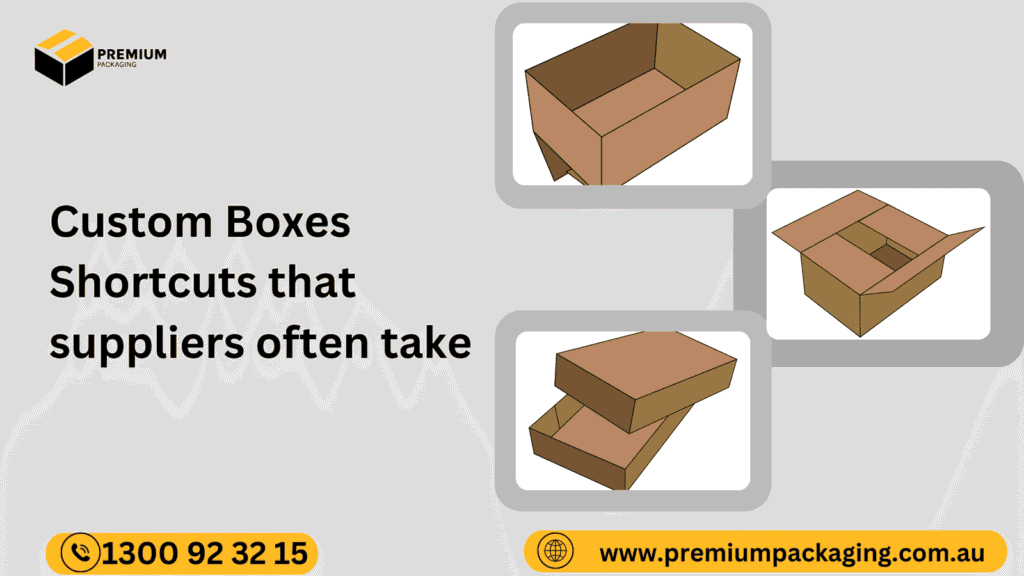 Custom Boxes Shortcuts that suppliers often take