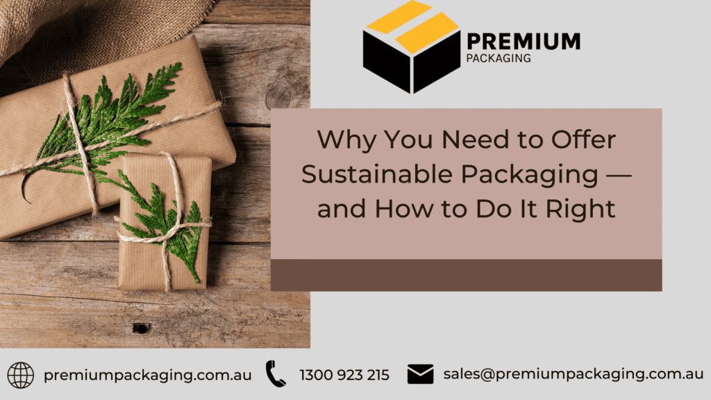 Why You Need to Offer Sustainable Packaging - And How to Do it Right ?