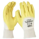 Sandfire Yellow Nitrile Dipped Jersey Gloves
