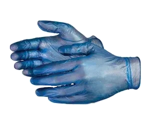 Vinyl Gloves Blue