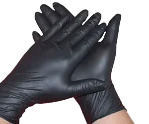 Nitrile Gloves Black H/D